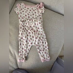 Floral Print Kids Pajama Set